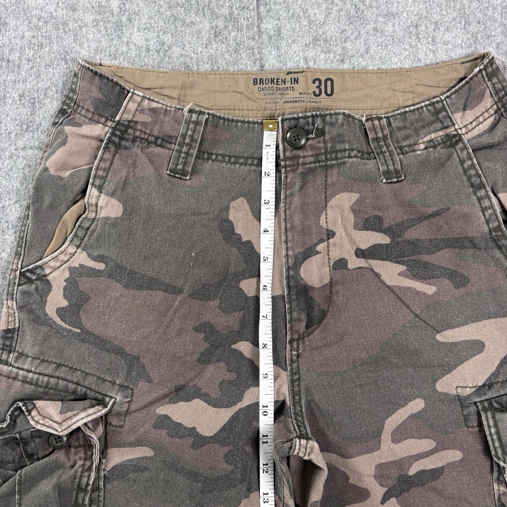 Gap Shorts Mens 30 Green Camo Cargo Army Utility Summer Casual Skate Punk - Picture 3 of 6